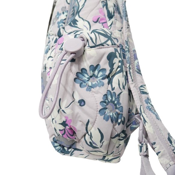 Vera Bradley Featherweight Sling Backpack Travel Fresh-Cut Floral Lavender NWT main image 7